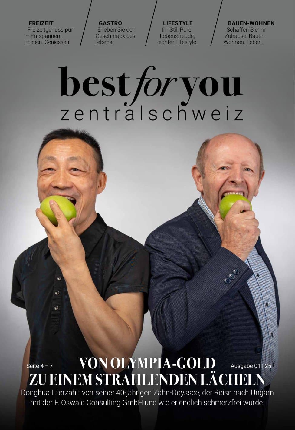 Bestforyou Zentralschweiz, eine Ausgabe
