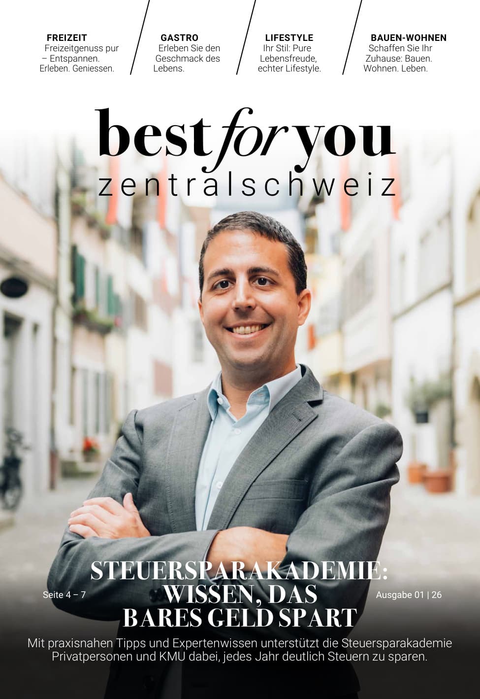 Bestforyou Zentralschweiz, eine Ausgabe