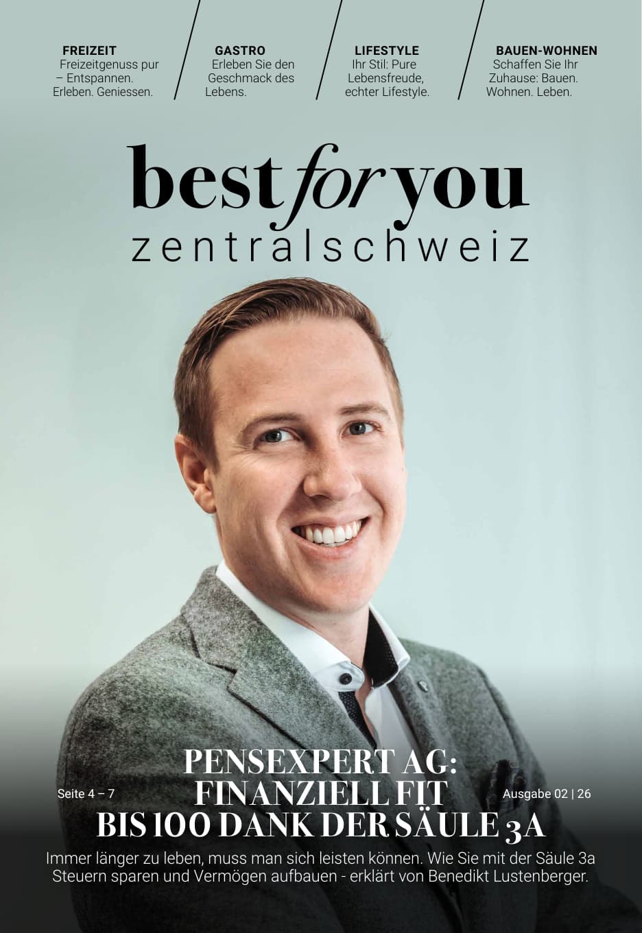 Bestforyou Zentralschweiz, eine Ausgabe